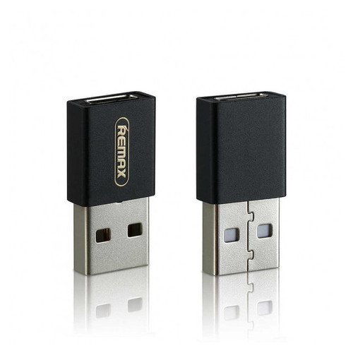 Перехідник Joymove Type-C (F) to USB (М) Remax RA-USB3-black фото №2