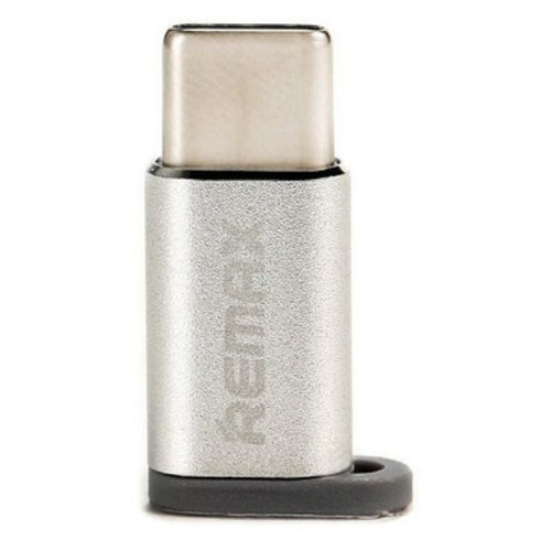 Перехідник Feliz RA-USB1 microUSB(F) to Type C(M) Silver Remax 340903 фото №1
