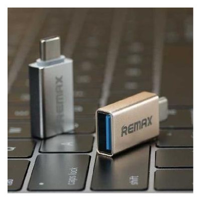 Перехідник Transcend RA-OTG1 USB(F) to Type C(M) Silver Remax 340907 фото №2