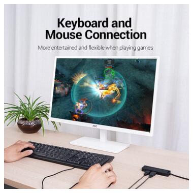 Концентратор VENTION USB 2.0 to 4xUSB 2.0 black (CHMBB) фото №6