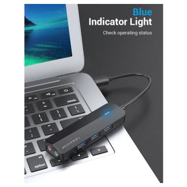Концентратор VENTION USB 3.0 to 3хUSB 3.0/2хTRS Audio/USB Micro 1.0m (CHIBF) фото №11