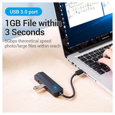 Концентратор VENTION USB 3.0 to 3хUSB 3.0/2хTRS Audio/USB Micro 1.0m (CHIBF) фото №7