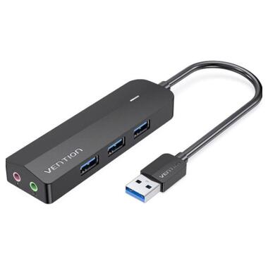 Концентратор VENTION USB 3.0 to 3хUSB 3.0/2хTRS Audio/USB Micro 1.0m (CHIBF) фото №1