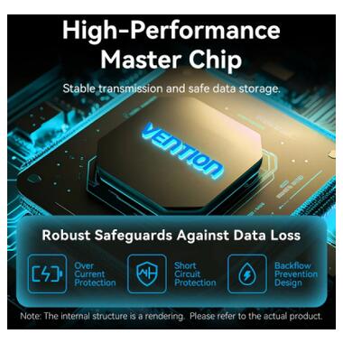 Концентратор VENTION USB-C to 4xUSB 3.0 + 1xUSB-C black (TGZHB) фото №9