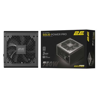 Блок питания 2E GAMING Solid Power Pro (750W) (2E-SP750BRSMII-120) фото №3