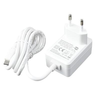 Блок живлення Waveshare для Raspberry Pi 27Вт USB-C блий (26281) фото №1