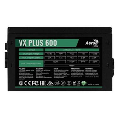 Блок питания Aerocool VX 600 Plus 600W фото №3
