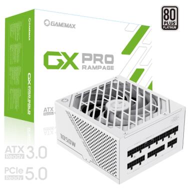 Блок живлення Gamemax 1050W (GX-1050 PRO WT (ATX3.0 PCIe5.0) фото №10