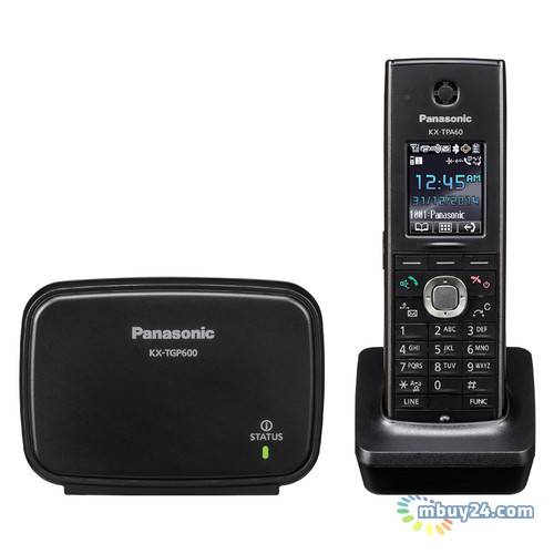 IP-Dect телефон Panasonic KX-TGP600RUB Black фото №1