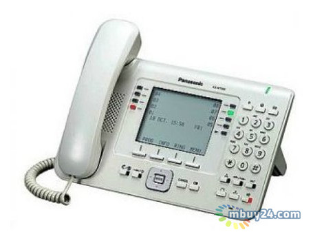 Дротовий IP-телефон Panasonic KX-NT560RU White для АТС Panasonic KX-TDE/NCP/NS фото №2