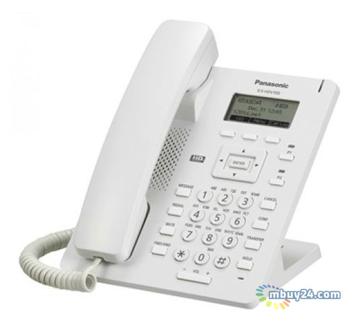 Дротовий IP-телефон Panasonic KX-HDV100RU White фото №1