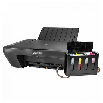 БФП CANON E414 СНПЧ Чорний кольоровий 3в1 принтер сканер копір фото №1