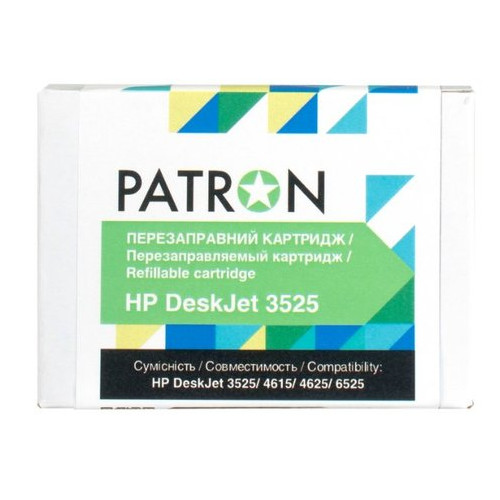 Картридж Patron для HP DeskJet 3525, PN-H655-055 (CIR-PN-H655-055) фото №3