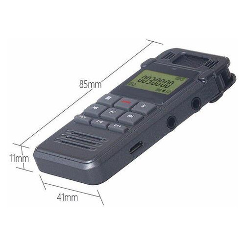 Диктофон для запису розмов з активацією голосом Joxinsh JLX016 8 ГБ акумуляторний пам'яті фото №3