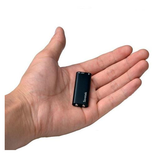 Мініатюрний диктофон із активацією голосом Savetek 200, 8 Гб, Mp3, VOX, 8 годин запису фото №2