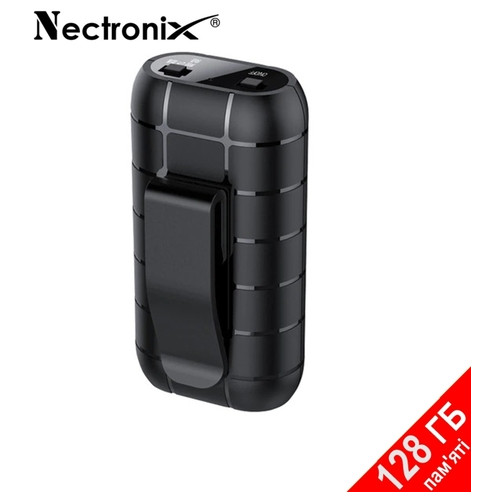 Міні диктофон з великим часом роботи Nectronix A50, з пам'яттю 128 Гб, кліпса, магніт (100836-128) фото №1