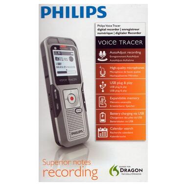 Діктофон Philips DVT3200 4GB Silver фото №3