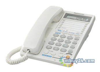 Провідний телефон Panasonic KX-TS2368RUW White (дволінійних) фото №1