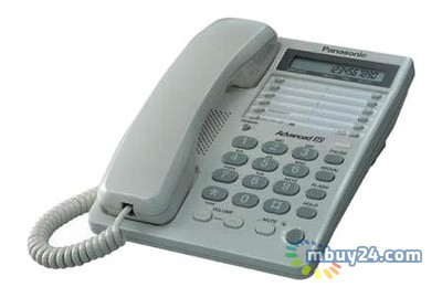 Провідний телефон Panasonic KX-TS2365UAW White фото №1