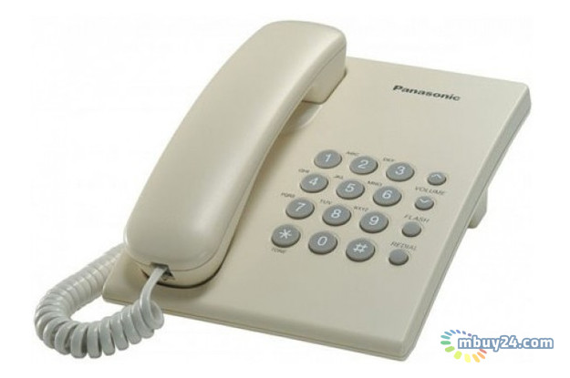Провідний телефон Panasonic KX-TS2350UAJ Beige фото №1