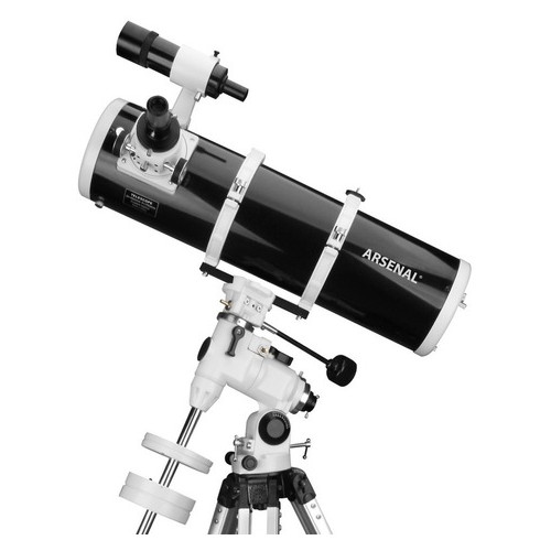 Телескоп Arsenal 150/750, EQ3-2, рефлектор Ньютона (с окулярами PL6.3 і PL17) фото №2