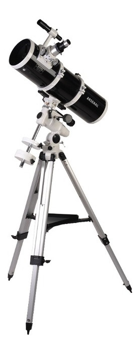 Телескоп Arsenal 150/750, EQ3-2, рефлектор Ньютона (с окулярами PL6.3 і PL17) фото №1