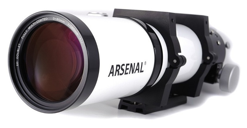 Труба оптична Arsenal 80/560, ED-рефрактор (80ED AR) з кейсом фото №5