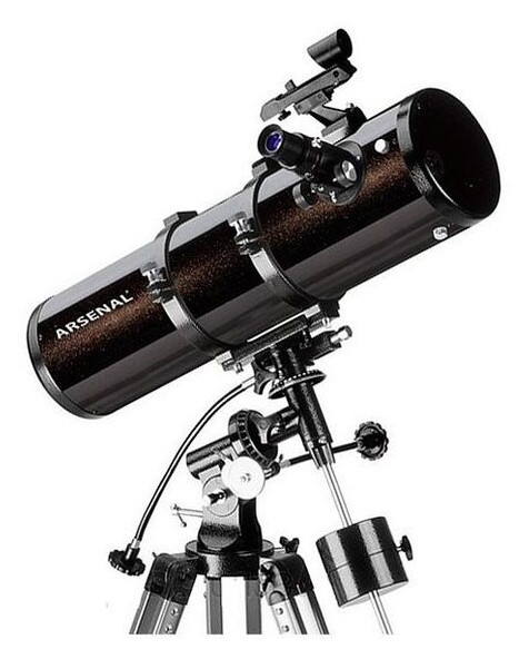 Телескоп Arsenal 130/900 EQ2 рефлектор Ньютона с окулярами PL6.3 і PL17 (1309EQ2) фото №1