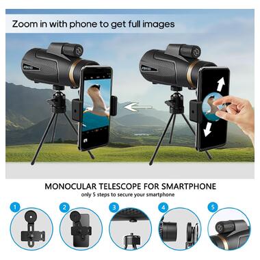 Монокуляр AYRAVIIO Monocular 12x60 фото №4