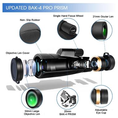 Монокуляр AYRAVIIO Monocular 12x60 фото №3