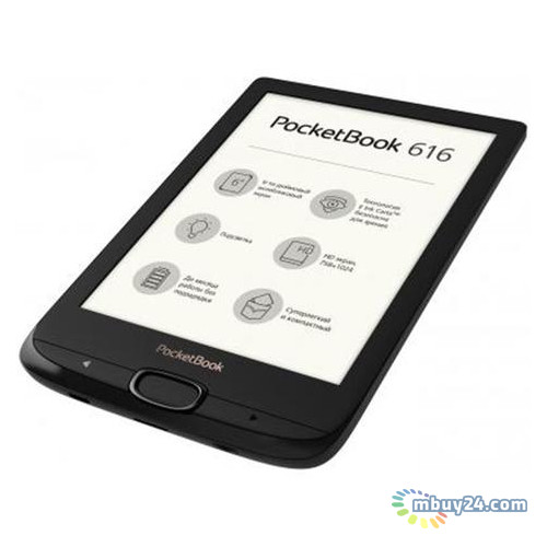 Електронна книга PocketBook 616 Black (PB616-H-CIS) фото №3