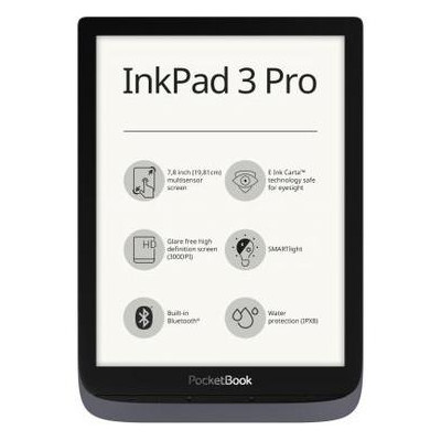 Электронная книга PocketBook 740-2 InkPad 3 Pro Metallic Grey (PB740-2-J-CIS) фото №1