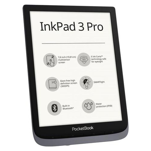 Электронная книга PocketBook InkPad3 Pro 740 Metallic Grey (PB740-2-J-CIS) фото №2