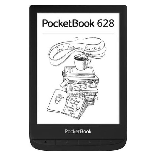 Електронна книга PocketBook 628 Touch Lux5 Ink Black (PB628-P-CIS) фото №1
