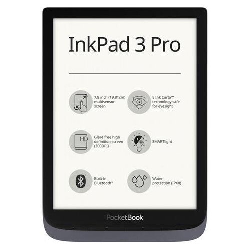 Електронна книга PocketBook 740 Pro, Metallic Grey (PB740-3-J-CIS) фото №1