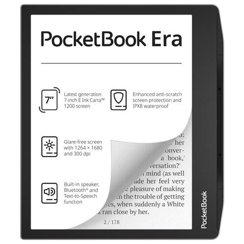 Електронна книга PocketBook 700 Stardust Silver (PB700-U-16-WW) фото №2