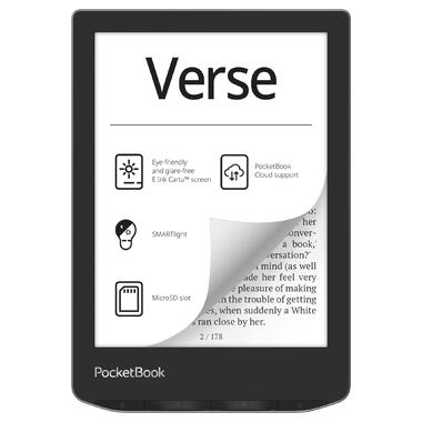 Електронна книга PocketBook 629 Verse Mist Grey (PB629-M-CIS) фото №1