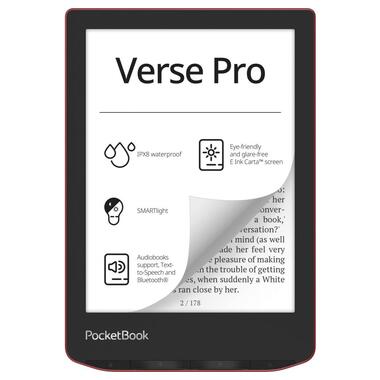 Електронна книга PocketBook 634 Passion Red (PB634-3-CIS) фото №6