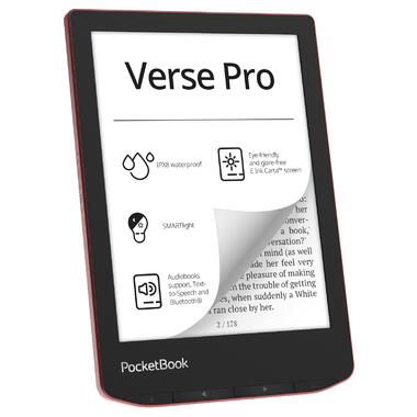 Електронна книжка PocketBook Verse Pro (PB634) Passion Red (PB634-3-CIS) фото №2