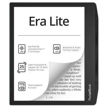 Электронная книга Pocketbook 710 Era Lite, Stone Green (PB710-9-WW) фото №1