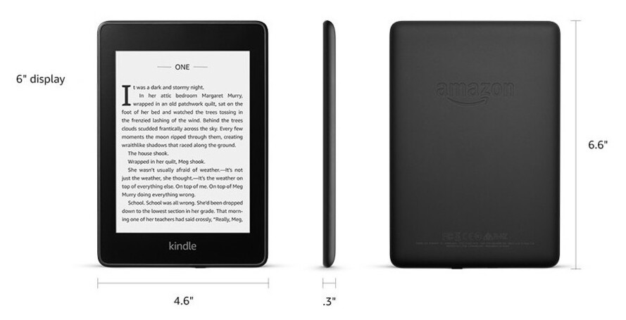 Електронна книга Amazon KIndle Paperwhite 6 8GB (10 gen, 2018) Black Англ.яз фото №2