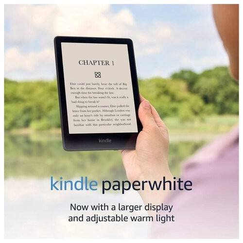 Електронна книга Amazon Kindle All-new Paperwhite 11th Gen. 16GB (2021) Black *online (Amazon Kindle Paperwhite 11th Gen. 16GB Black) фото №3