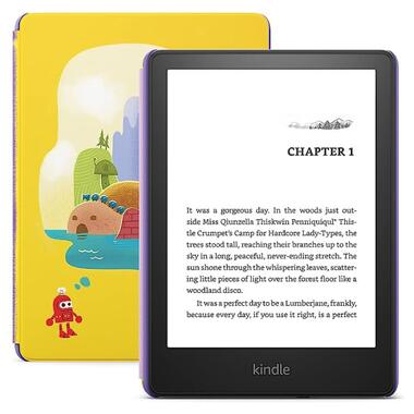 Електронна книга Amazon Kindle Paperwhite Kids 6.8 8GB with Case (11 gen, 2023) Robot Dreams фото №1
