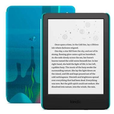 Електронна книга Amazon Kindle Kids 11th Gen. 16GB 2023 Black with Ocean Explorer case фото №1