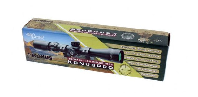 Оптичний приціл Konus Konuspro 2-7x32 30/30 фото №3