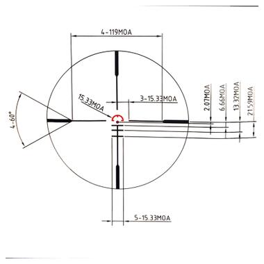 Оптичний приціл Konus SIGHT-PRO PTS2 3x30 (призматичний) (7203) фото №4