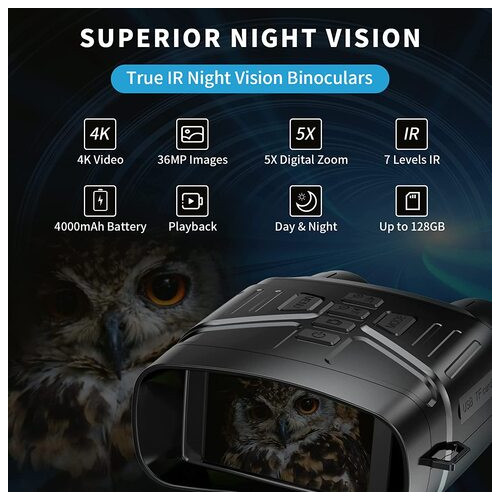 Прибор ночного видения Fvtga NV4000 Black фото №2