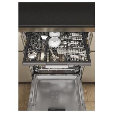 Посудомийна машина Whirlpool вбудована, 15комплектів, A+++, 60см, дисплей, 3-я корзина, білий (W7IHT58T) фото №5