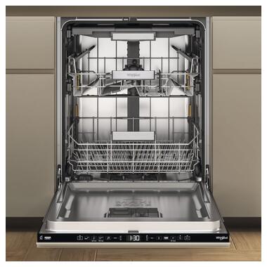 Посудомийна машина Whirlpool вбудована, 15комплектів, A+++, 60см, дисплей, 3-я корзина, білий (W7IHT58T) фото №3