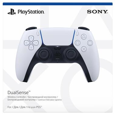 Беспроводной геймпад Sony DualSense PS5 White фото №2